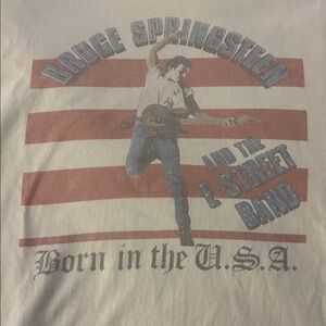 SWEET Bruce Springsteen & The E Street Band 1984 BORN IN THE USA Unisex Shirt🎸